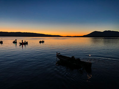 Morning Blastoff at Clear Lake